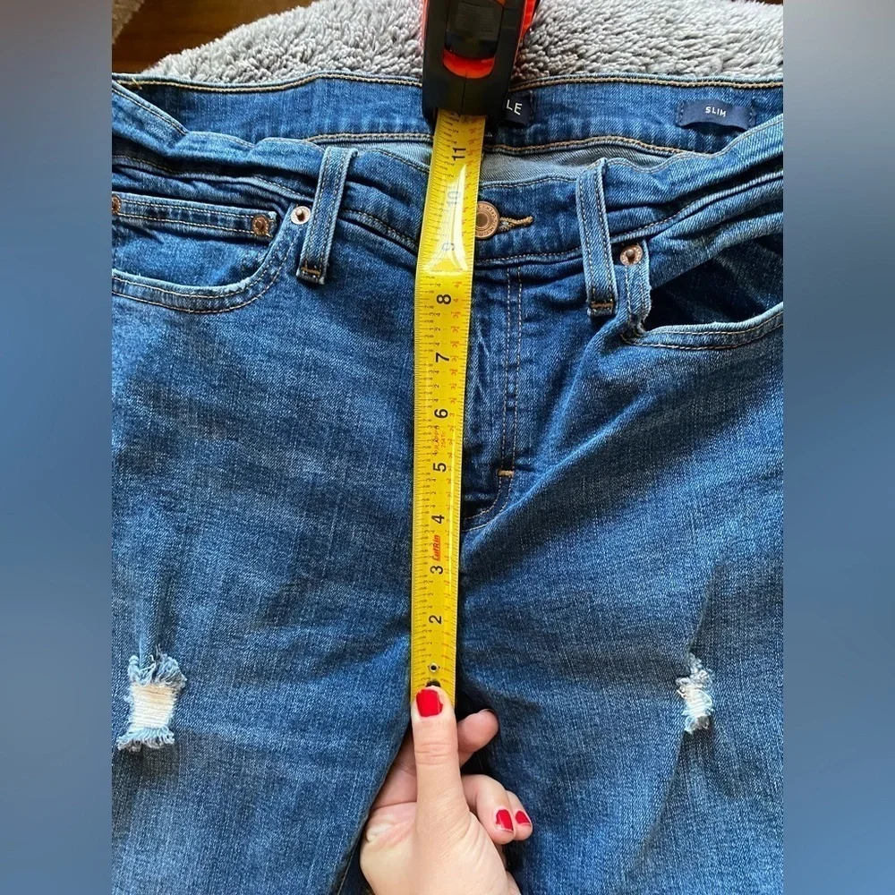 J. CREW Women’s Distressed Slim Jeans